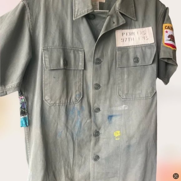 Upcycle Military Jacket H’mong Tribe (Size S) - Picture 16 of 16